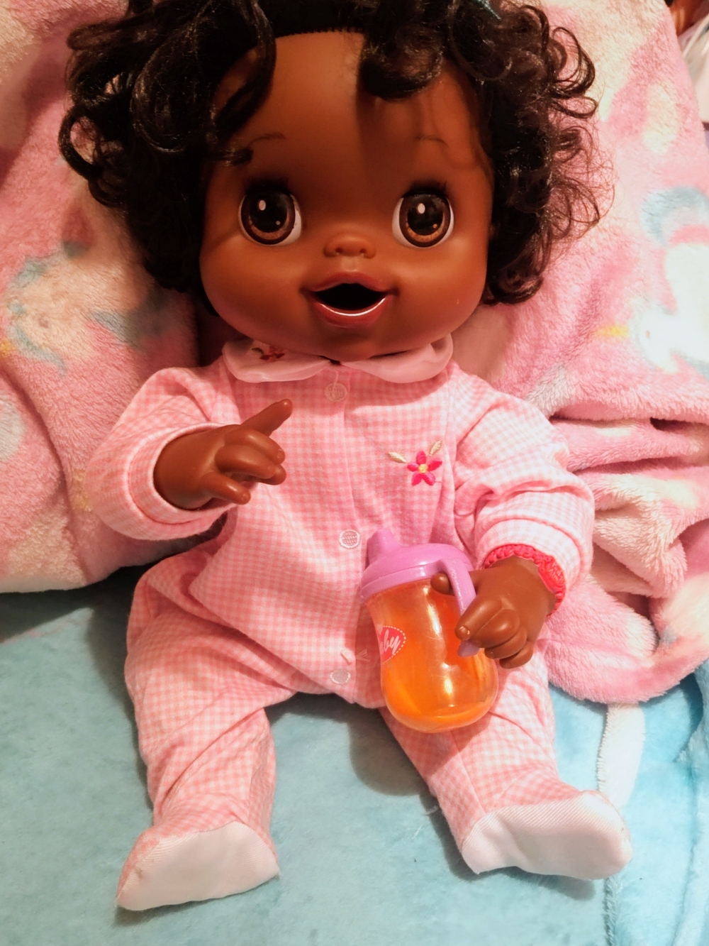 Baby Alive 2010 African American Talking Interactive Baby Doll WORKS